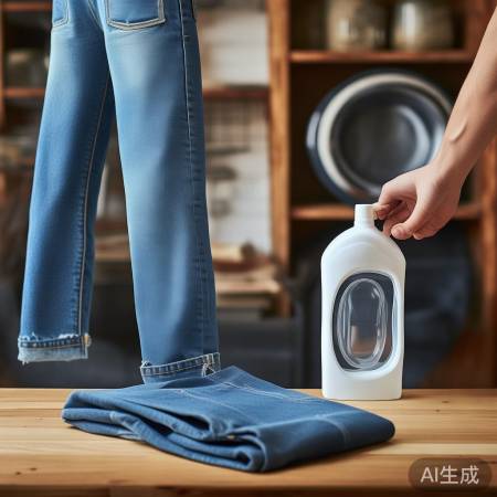 中性洗衣液护色佳，牛仔裤不宜碱