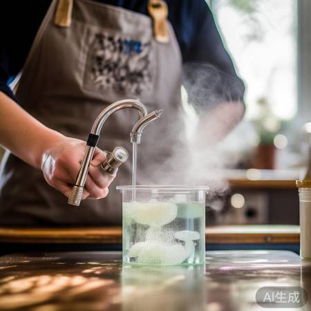 水垢白醋除，泡半小时到一小时。