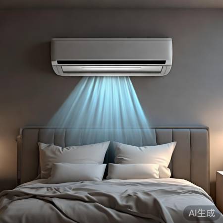 空调出风口巧设床尾，提升睡眠品