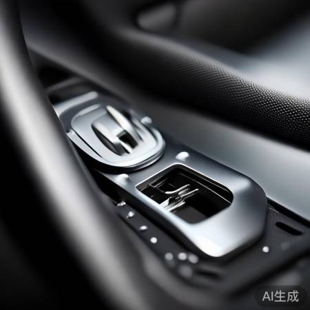 智能锁装车门内，螺丝固定牢