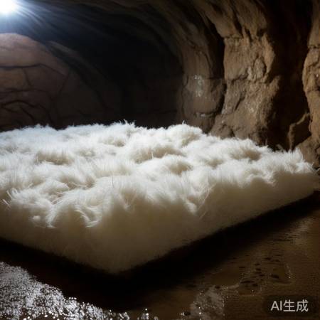 矿棉防火保温，易吸潮。