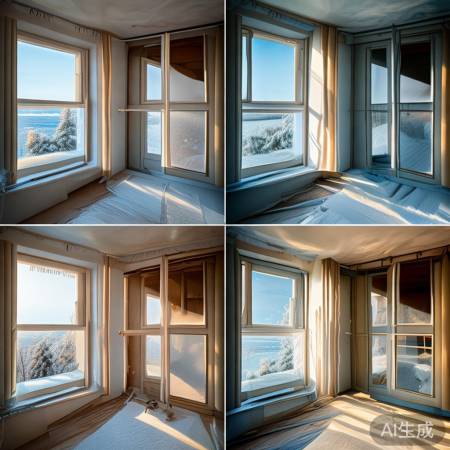 南北朝向影响保温，蓝色材料适应