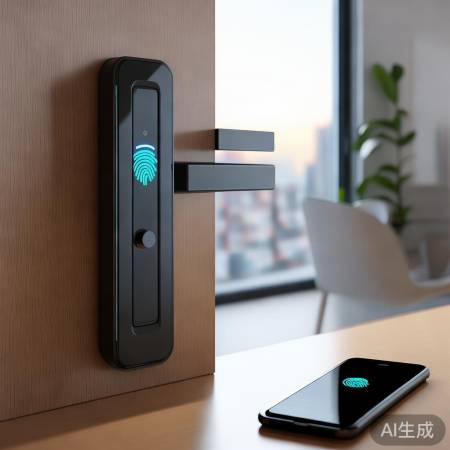 新型指纹锁，手机APP远程控制