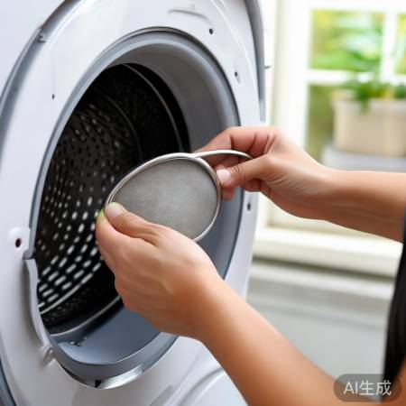 洗衣机安装过滤网，防堵塞更安心