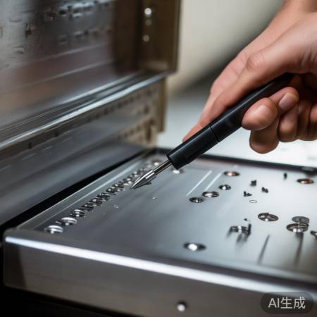 拧螺丝开冰箱盖板