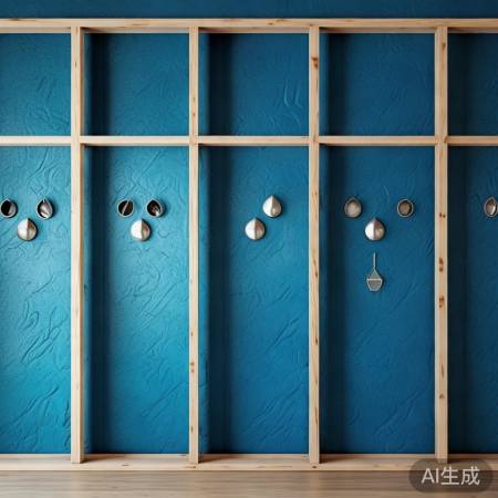 组装框架，个性装饰，金属线条时