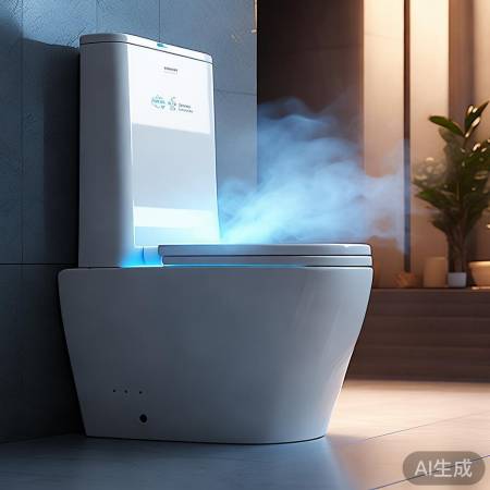 智能马桶，一键洁净，卫生升级！