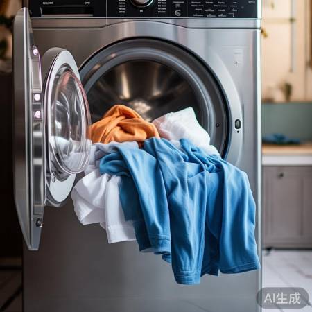 洗衣机平衡，衣物分布均