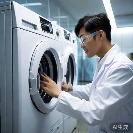 检查脱水桶，清除异物