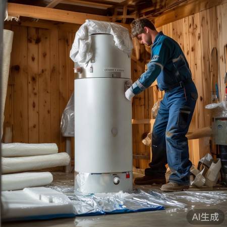 热水器保温，省电又高效。