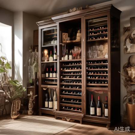 红酒柜装饰提升家居格调