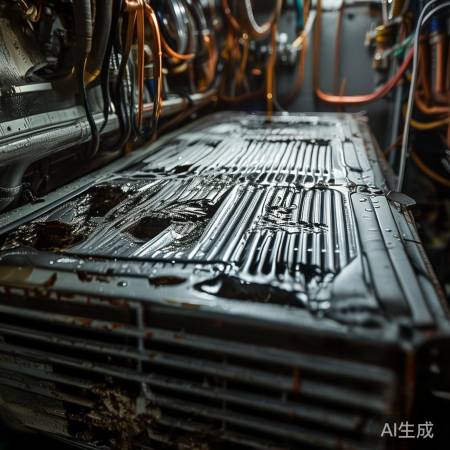 空调内机冷凝器损毁，易漏水
