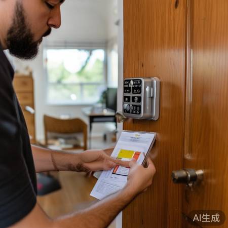 耶鲁指纹锁7111，安装便捷简