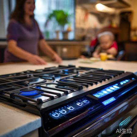 安全燃气灶，多重防护，呵护家人