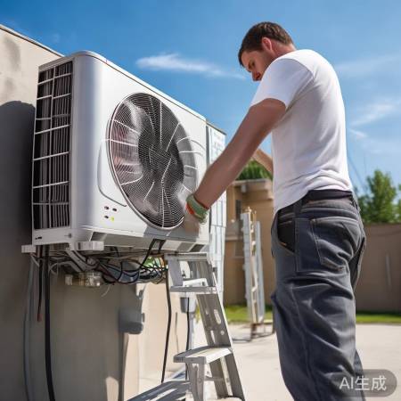 空调外机稳固安装，避遮挡，查安