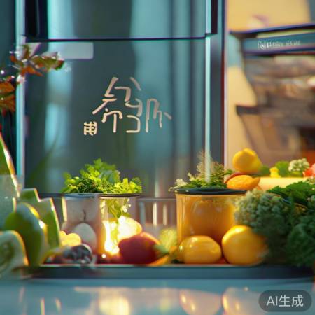 容声冰箱，生机盎然守护家。