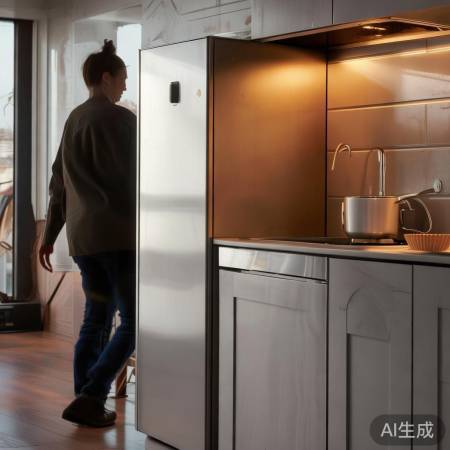 壁挂炉设计人性化，不影响烹饪视