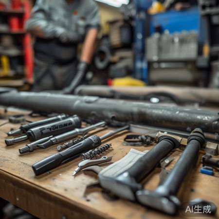 拆油烟机前，工具准备齐全。