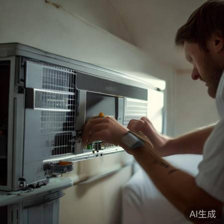 空调噪音大？检查固定与润滑。