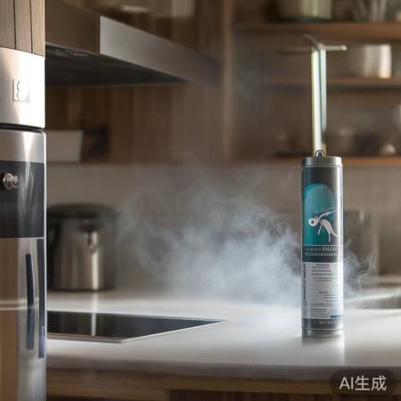 “喷驱鼠剂防鼠入侵灶台”