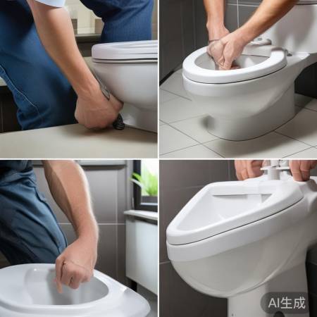 马桶安装小技巧：干燥接口，均匀