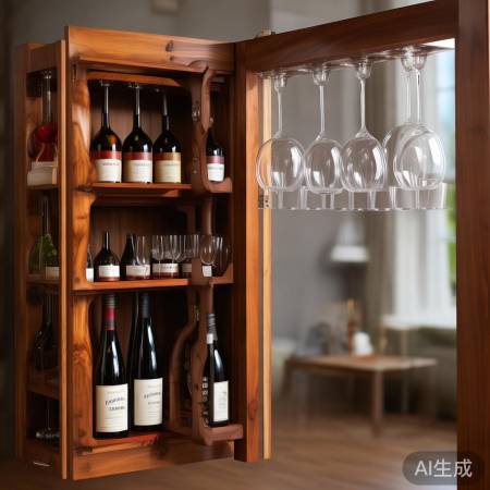 红酒爱好者福音，多功能酒杯架。