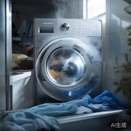 荣事达零水洗衣机，高温蒸汽洗衣