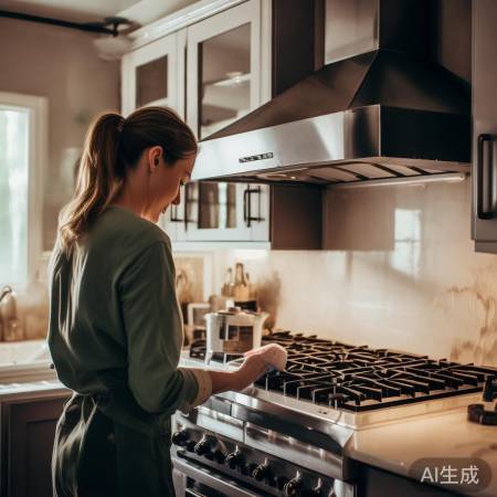 轻松洗油烟机，厨房焕然一新！