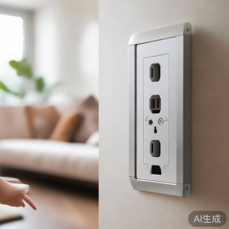 “防触电,选带保护门插座”