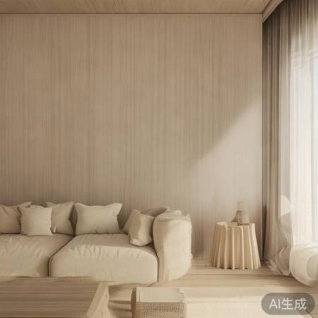 浅木米白格子，温馨宽敞家居首选