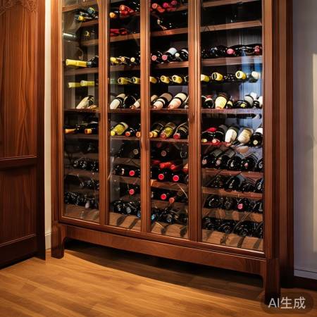 “酒柜美学：定制尺寸与酒品搭配