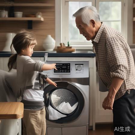 海尔洗衣机，简单易用，智能语音