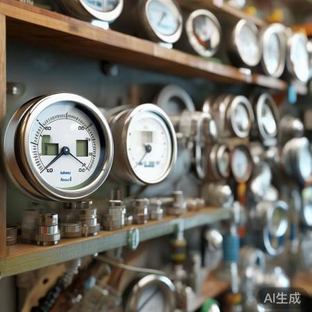 高精度水压表，实时监测壁挂炉水