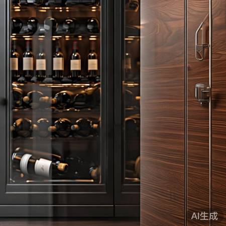 红酒柜材质：木质温馨，金属时尚