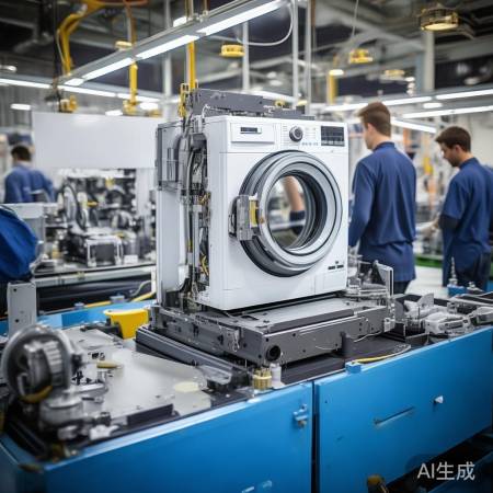 洗衣机心脏地带，精密组装保品质