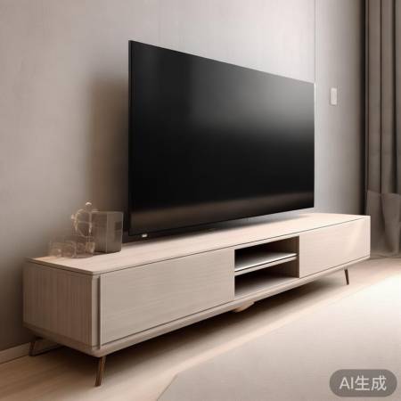 协调风格电视柜，储物避免杂乱