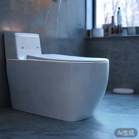 智能马桶，温暖舒适，水压调节。