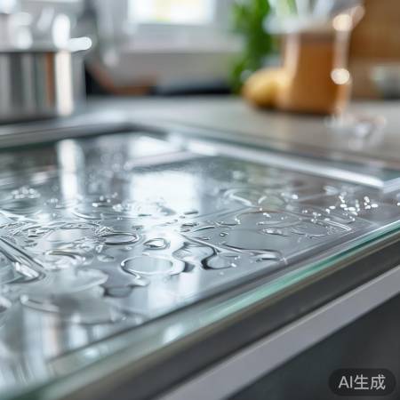 油烟机盖清洗完毕，焕然一新！