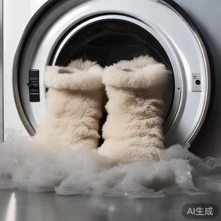 翻毛鞋清洗难题，洗衣机神器教你