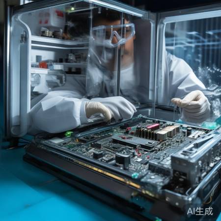 拆解电路板，螺丝拧下，小心拆装