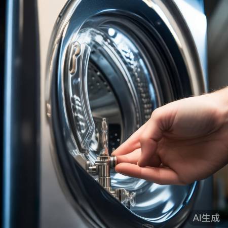 洗衣机进水阀故障，检查松动损坏