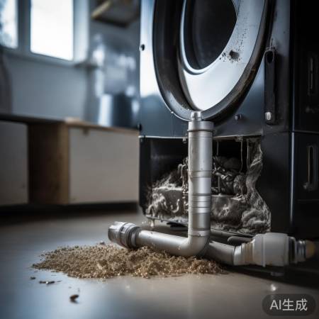 检查洗衣机排水管，防堵塞。