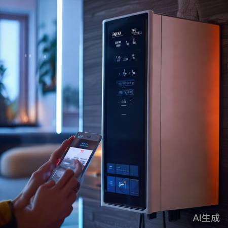 康佳壁挂炉，遥控调温，舒适宜人