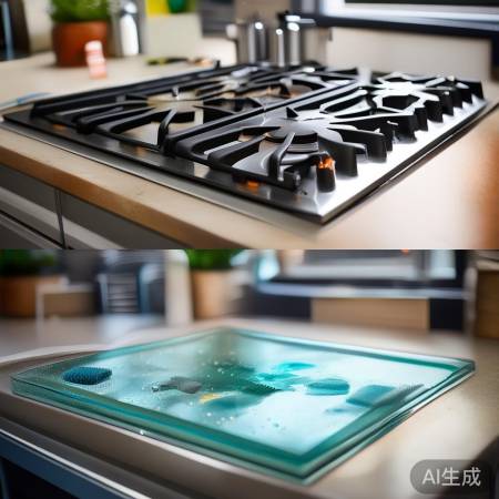 燃气灶材质不同，清洗方法各异。