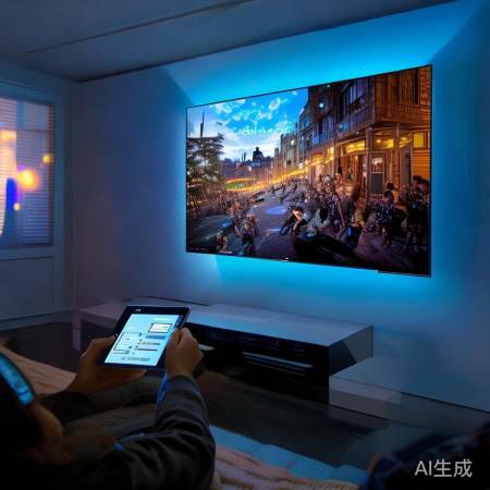 高清电视变投影仪，享受无线大屏