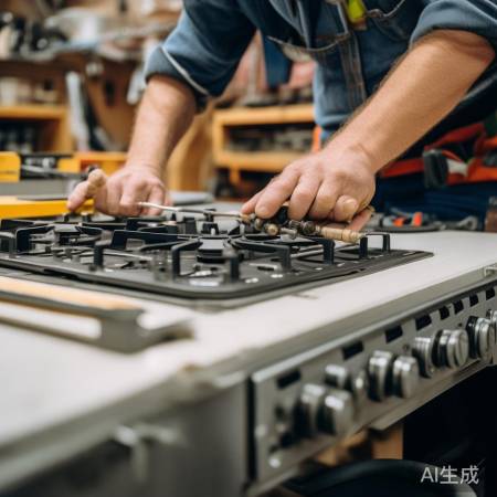 燃气灶底座稳固安装