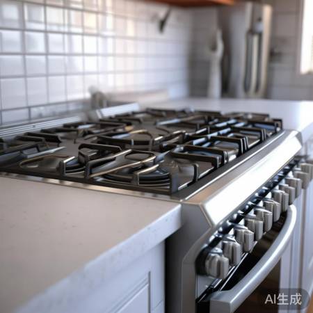 厨房燃气灶稳固安装