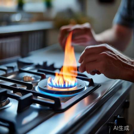 调整火焰，确保稳定