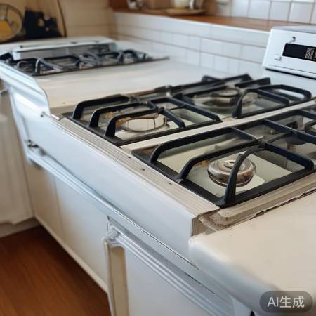 检查燃气灶完好无损