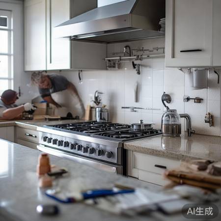 安装灶台步骤四